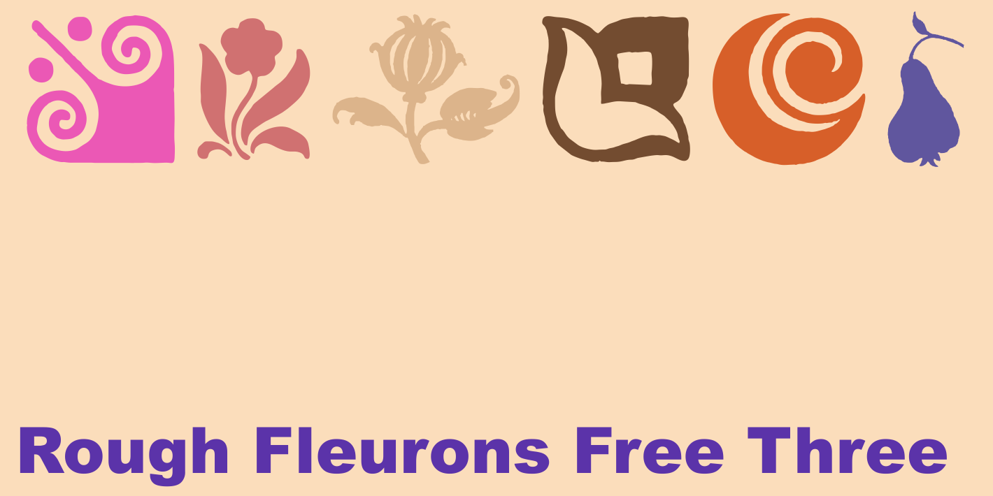 Rough Fleurons Free Three